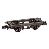 Peco N 10ft WB Goods Brake Van Chassis, Steel Type Sole Bars