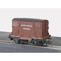 Peco N BR Removals Conflat Wagon with Container