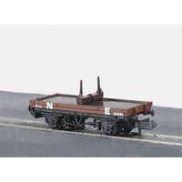 Peco N Bolster Wagon (Pair) NE Bauxite