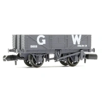 Peco N RTR 9ft 5 Plank Open Wagon, GWR, Grey