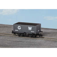 Peco N RTR 9ft 7 Plank Open Wagon GWR Grey