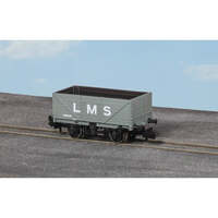 Peco N RTR 9ft 7 Plank Open Wagon LMS Grey
