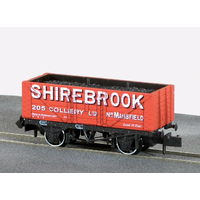 Peco N Shirebrook Coal 7 Plank Wagon