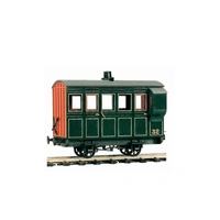 Peco O 4 Wheel Coach/Brake Green Kit
