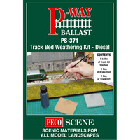 Peco Track Bed Weathering Kit - Diesel