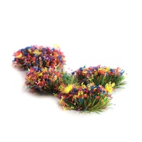 Peco 4mm Self-Adhesive Grass Tufts Flowers X 100