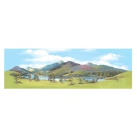 Peco OO Backscene Mountain Lake 228mm x 736mm