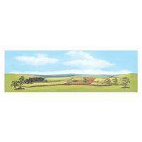 Peco OO Country Landscape Background 228mm x 736mm