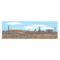 Peco OO Backscene: Old Industrial Town Centre