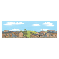 Peco OO Backscene: Old Industrial Town Extension