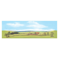 Peco N Backscene: Country Landscape