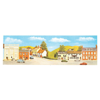 Peco N Backscene: Market Town Extension