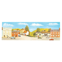 Peco N Backscene: Market Town Extension