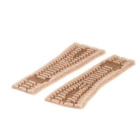 Peco N Left Hand Medium Radius Underlay 2pkt