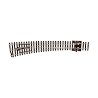 Peco N Left Hand Curved Turnout Code 80 Insulfrog