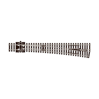 Peco N Right Hand Large Radius Turnout Code 80 Insulfrog