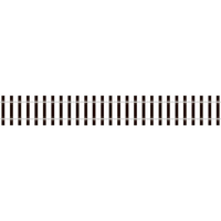 Peco O Flexi Track Wood Sleeper Nickle Silver 36in