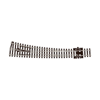 Peco N Right Hand Point Curved Electrofrog Turnout code 80