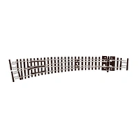 Peco N Curved Double Radius Left Hand Turnout code 55