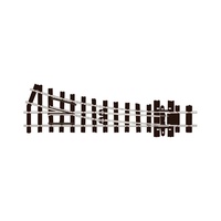 Peco OO-9 Right Hand Turnout Nickel Silver Rail code 80