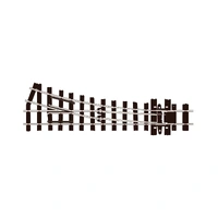 Peco OO-9 Right Hand Turnout Nickel Silver Rail code 80