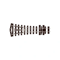 Peco OO-9 Y Turnout Nickel Silver Rail Code 80