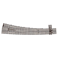 Peco OO/HO #7 Curved Right Hand Turnout Electrofrog