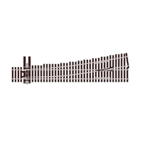 Peco HO SL-U8362 Unifrog Turnout, 6th Radius, Left Hand