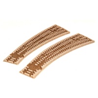 Peco OO/HO Double Curve Radius Right Hand Underlay 2pce