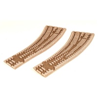 Peco OO/HO Double Curve Radius Left Hand Underlay 2pce