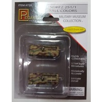 Pegasus 1/144 Sd. kfz. 251/1 Fall Colors- prepainted