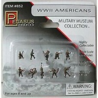 Pegasus 1/144 WW2 American Soldiers PrePainted PEG-0852