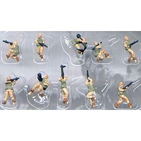 Pegasus 1/144 WW2 US Desert Soldiers PrePainted PEG-0855