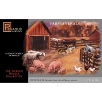 Pegasus 1/48 Farm Animals (30 piece set)