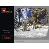 Pegasus 1/72 WWII Russian Infantry in Greatcoats (40) PEG-7271
