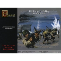 Pegasus 7351 1/72 U.S. Rangers D-Day June 6th 1944 (39 piece set)