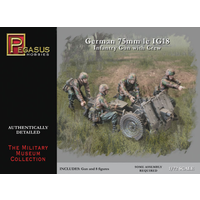 Pegasus 1/72 German IG-18 Gun & Crew PEG-7510
