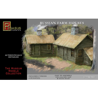 Pegasus 1/72 Russian Farm Houses (2 per pack) 7702