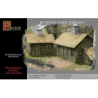 Pegasus 1/72 Russian Farm Houses (2 per pack) 7702
