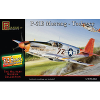 Pegasus 1/48 P-51B Mustang Tuskegee, snap kit
