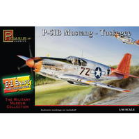 Pegasus 1/48 P-51B Mustang Tuskegee, snap kit 8404
