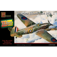 Pegasus 1/48 Hawker Hurricane Mark I, snap kit 8411