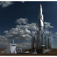 Pegasus 1/350 Mercury 9 Rocket kit