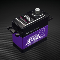 Power HD STORM-2 Standard Brushless Motor Titanium & Steel Gear Servo 