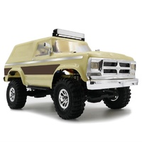 Panda Hobby 1/18 Tetra X2 RTR Scale Mini Crawler, Beige/Brown