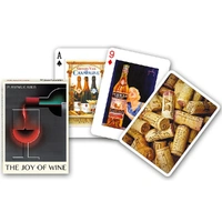 Piatnik The Joy of Wine Art Poker Card Deck