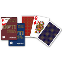 Opti Poker Large Index for Low Vision Single Deck Playing Cards