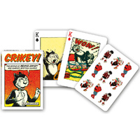 Piatnik Crikey Vintage Comic Art Poker Card Deck
