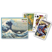 Hokusai Great Wave Bridge Double Playing Cards