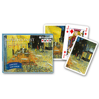 Piatnik Van Gogh Café At Night Bridge Double Deck